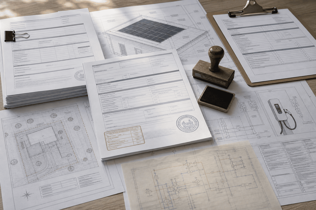 Permitting stage of a build